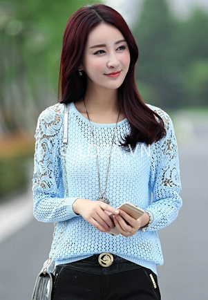 Áo len họa tiết